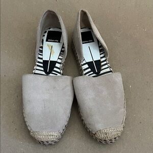 Dolce Vita Women's Suede Espadrilles in Light Taupe